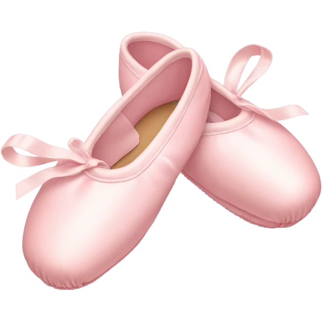 pastel pink ballet shoes emoji