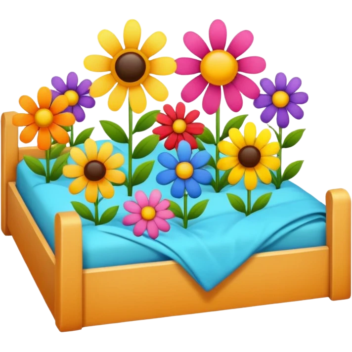 flowers bed emoji