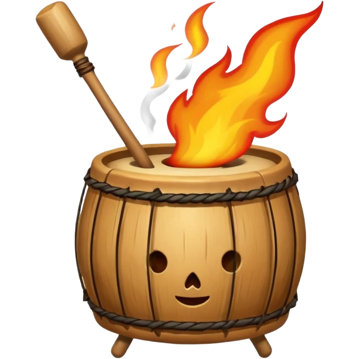 SHAMAN DRUM FIRE emoji