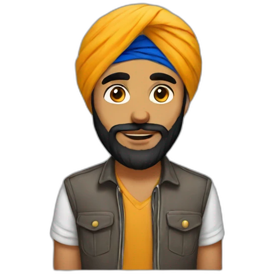 Sikh boyfriend emoji