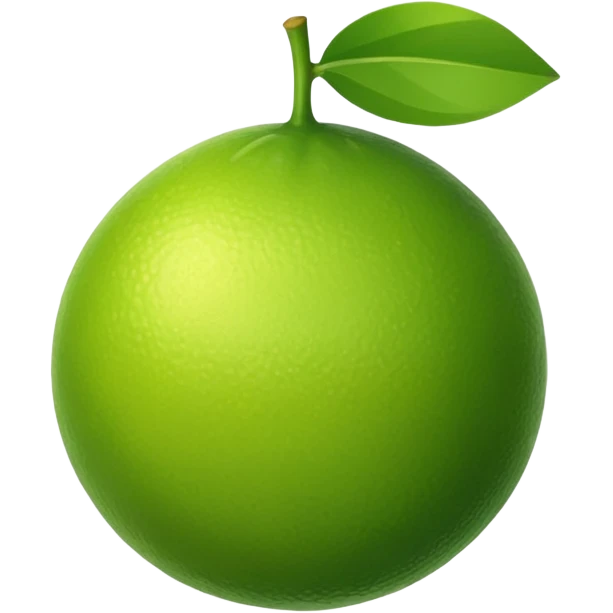 single lime emoji