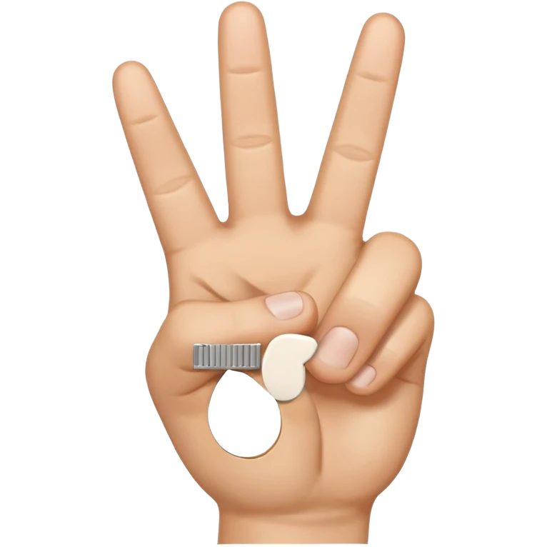 Peace sign with thumb emoji