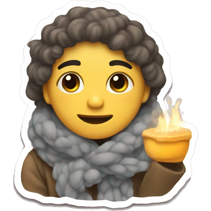 Cozy stickers emoji