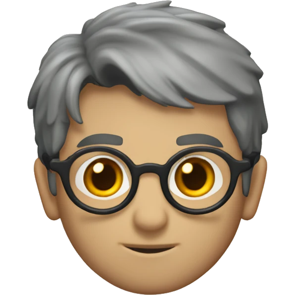 Varita de harry potter con un rayo emoji