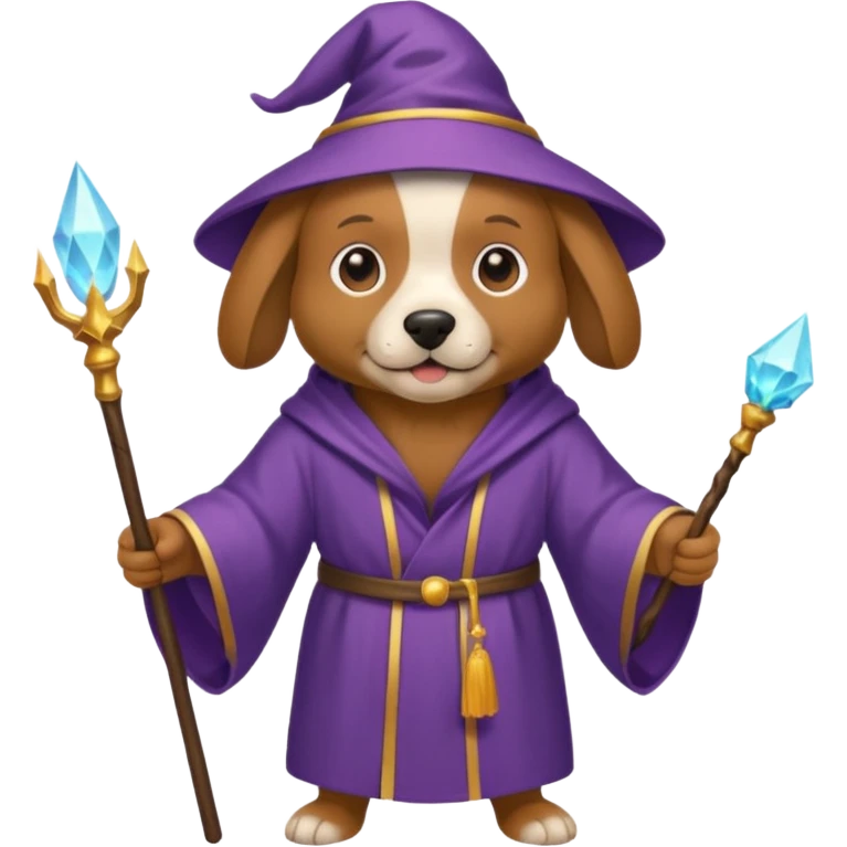 dog wizard emoji