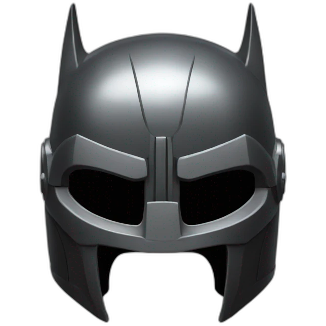 batman armoured helmet emoji
