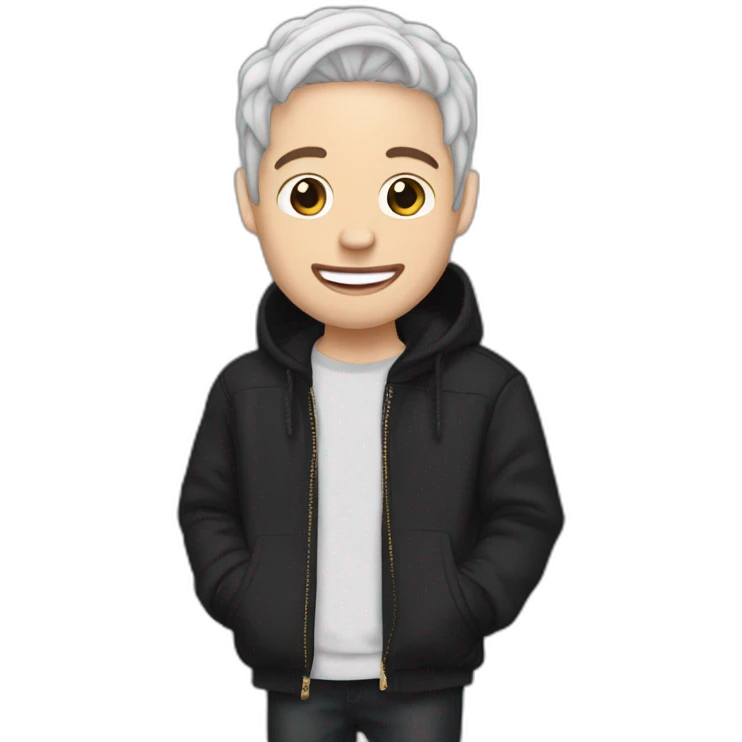 Pete Davidson Kanye emoji emoji