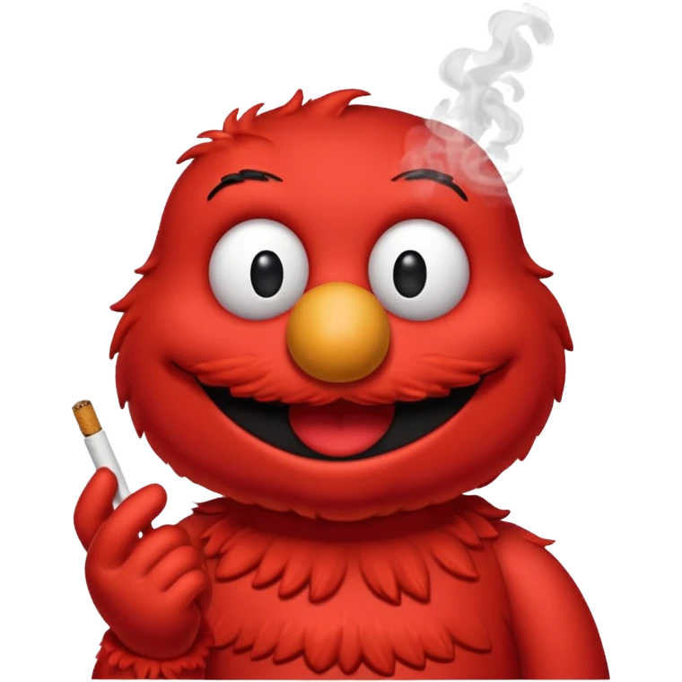 elmo smoking  emoji