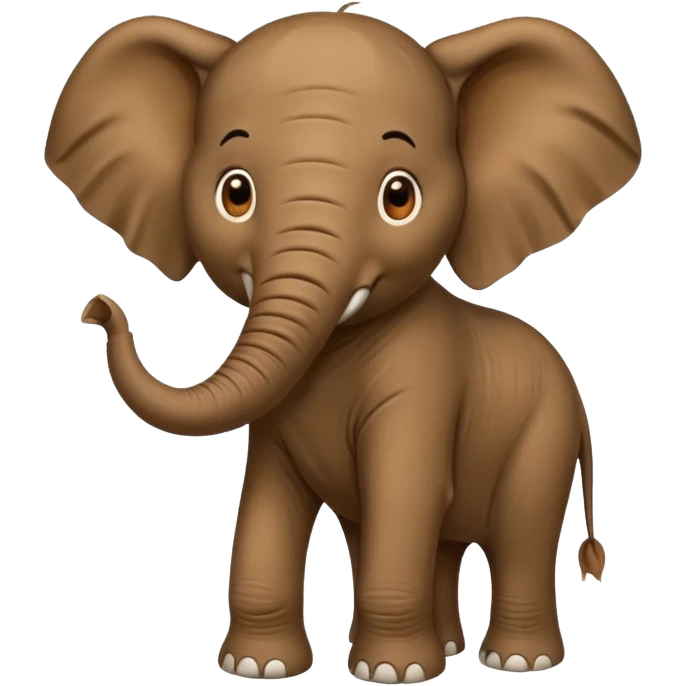 Elephant shooting poop out it’s trunk emoji