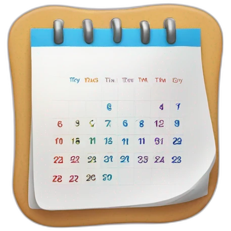 calendar emoji