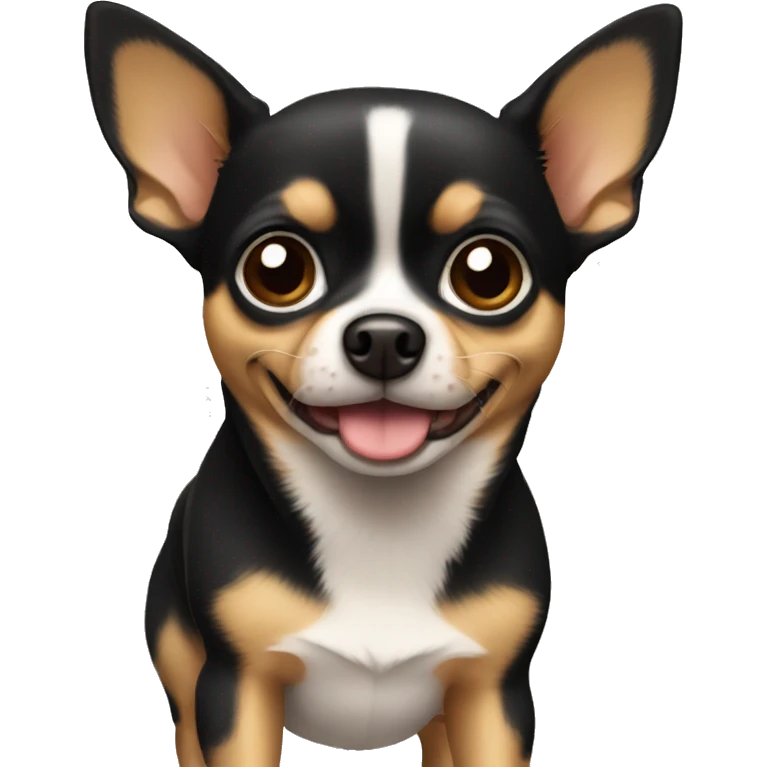 Black and tan Chihuahua emoji