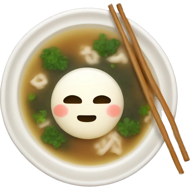 Miso soup emoji