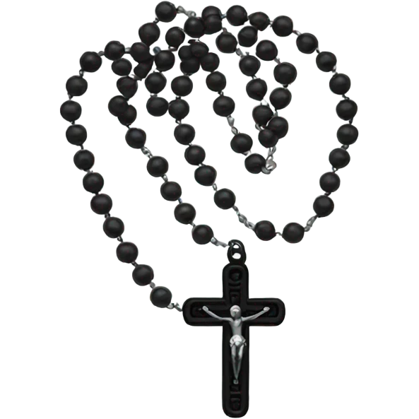 Black rosary emoji