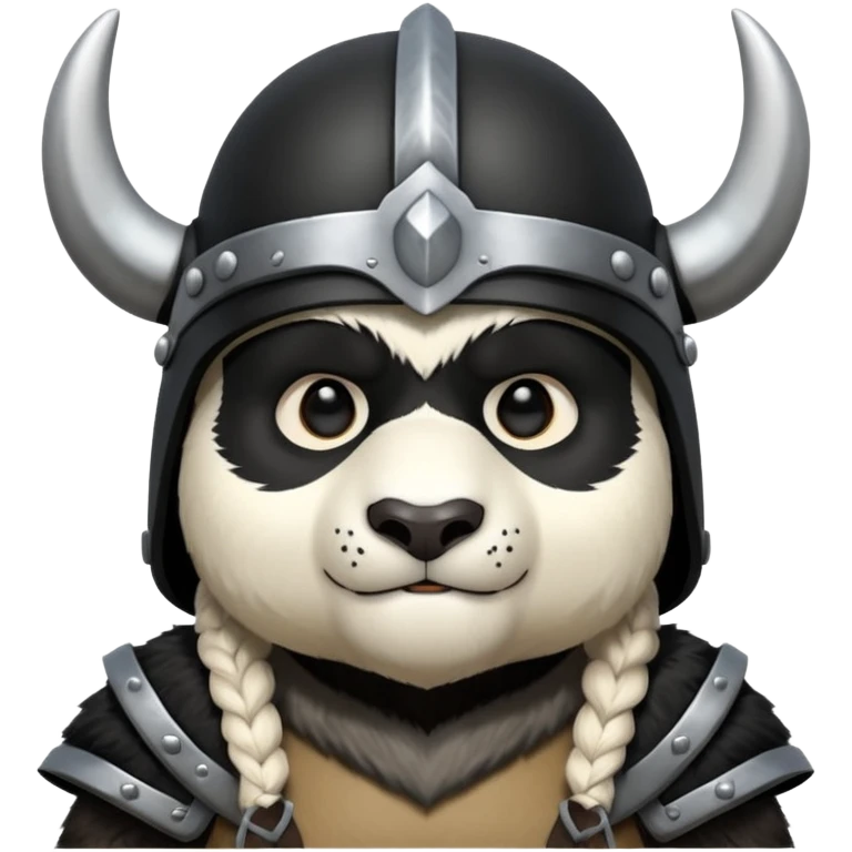 Panda Bear viking emoji