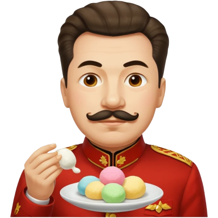 Stalin ăn mochi emoji