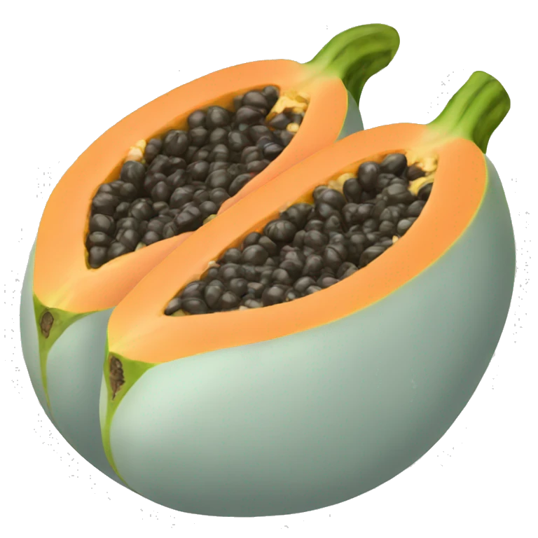 papaya emoji