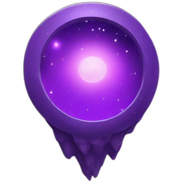 a purple portal to another galaxy emoji