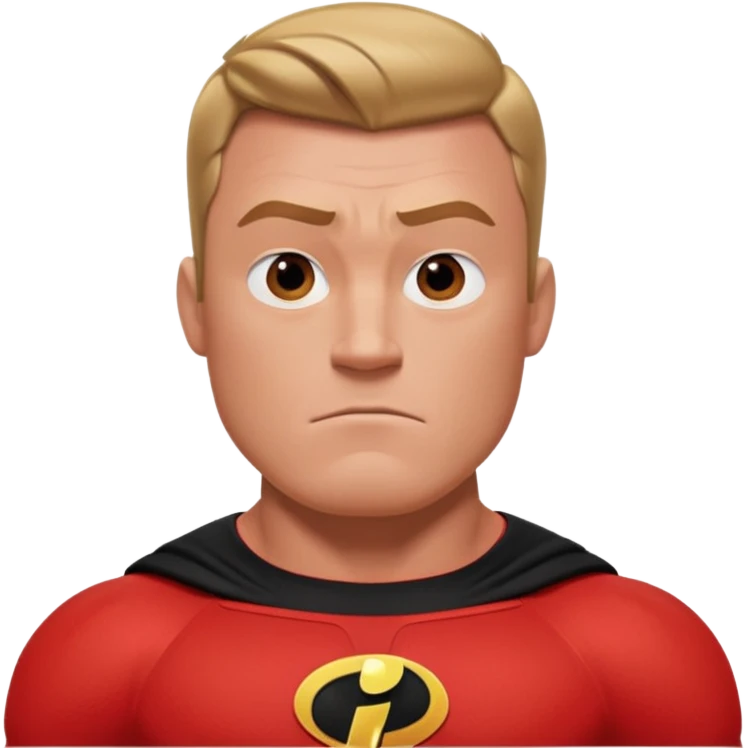 Mr. Incredible from The Incredibles Movie emoji