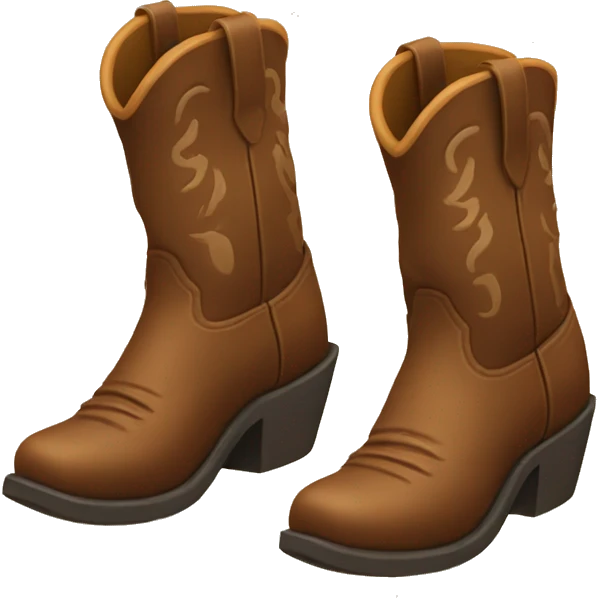 cowboy boots emoji