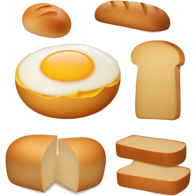 egg and bread emoji