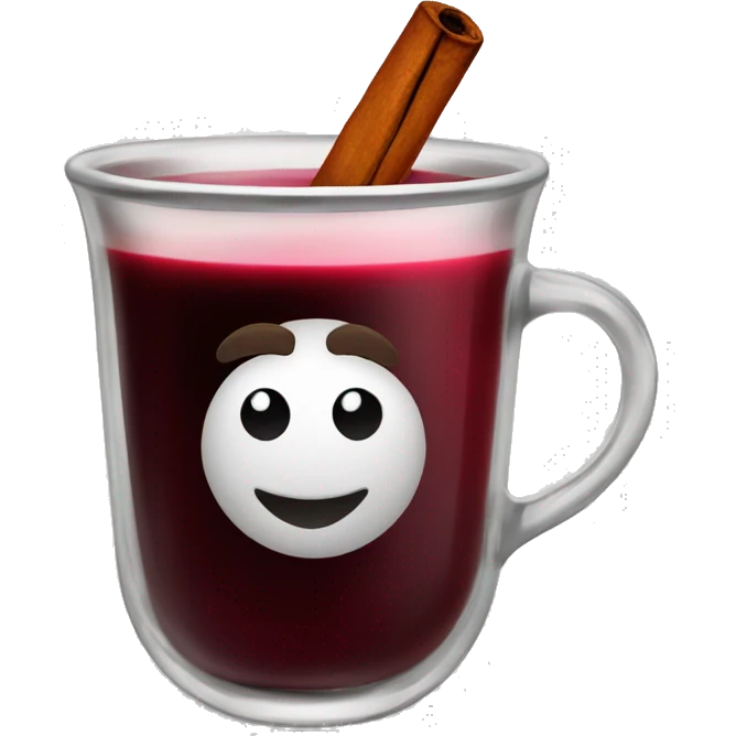 christmas Mulled wine in cup emoji