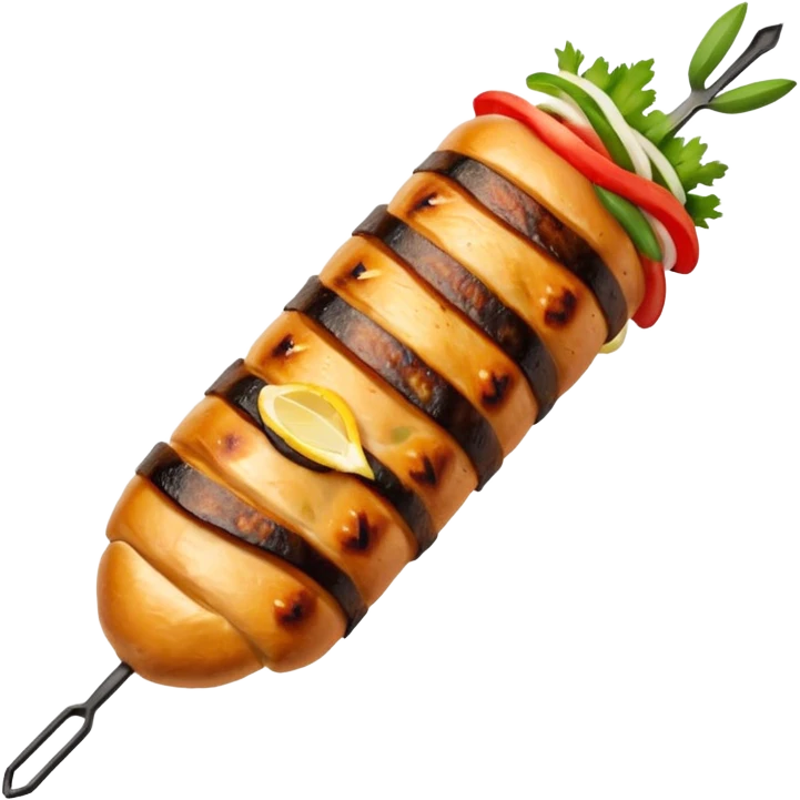 uzun büyük tavuk döner emoji
