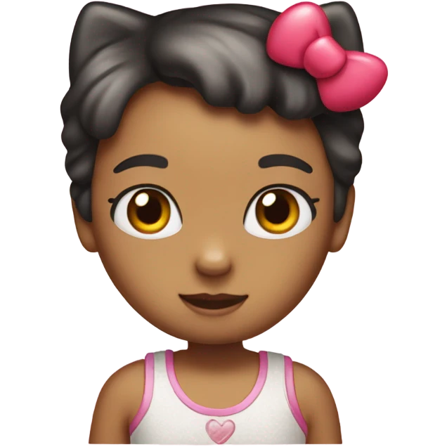 Hello kitty heart eyes emoji