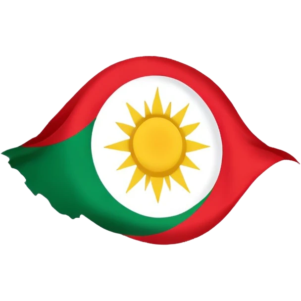 Kurdistan flag emoji emoji