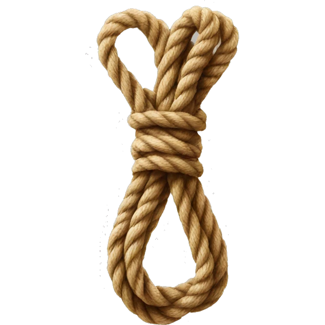 rope hanging from the ceiling emoji