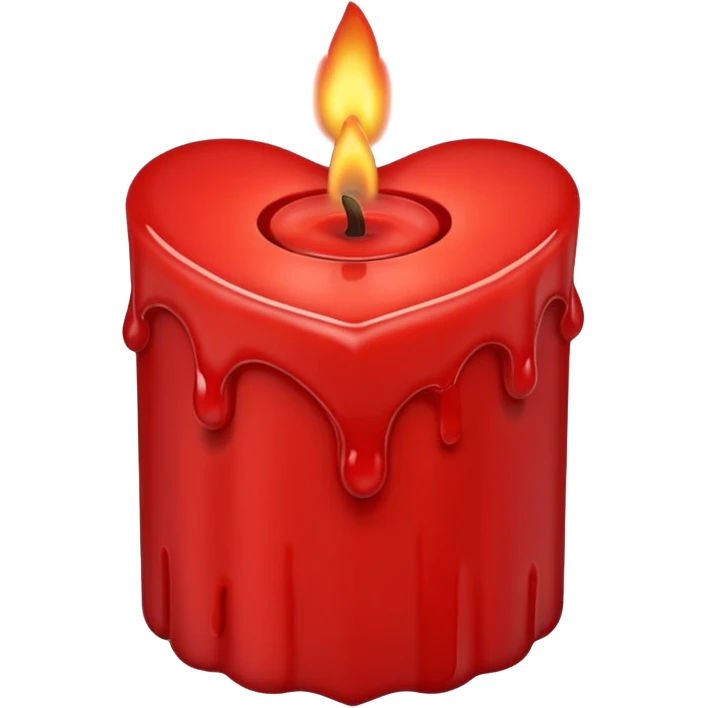 candle heart, remove background emoji