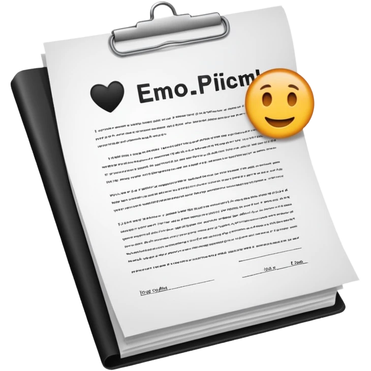 Courtroom Items, Legal Document – official case file or contract

 emoji