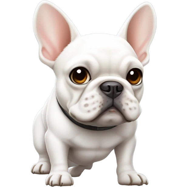 White French bulldog emoji