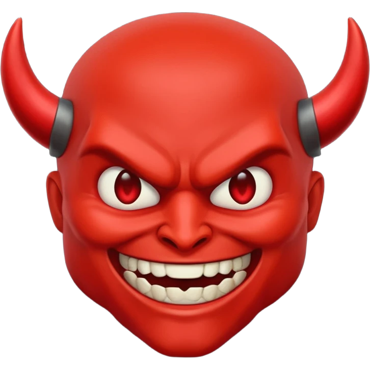 Emoji de diablo con sicario emoji