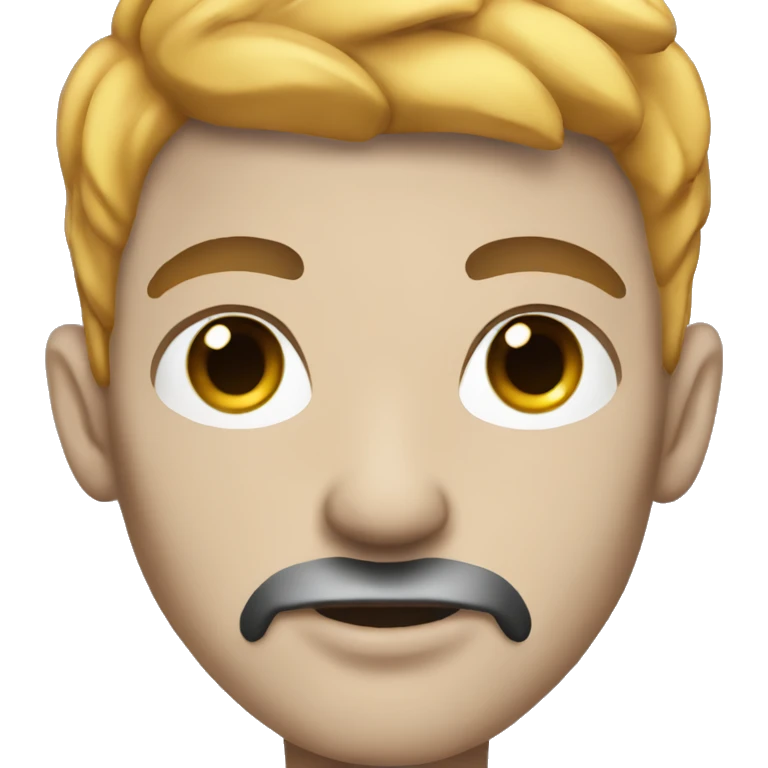 tattooed man with white skin emoji