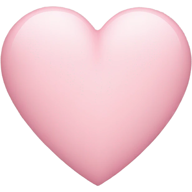 light pink heart emoji