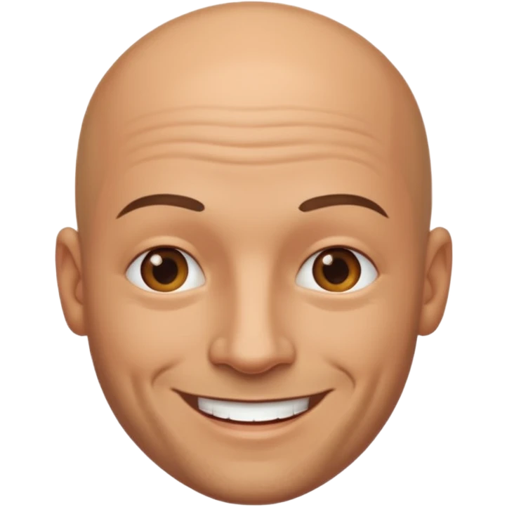 bald man emoji