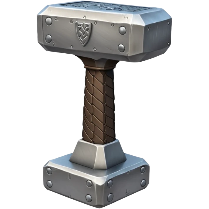 Thor hammer mjolnir runes emoji