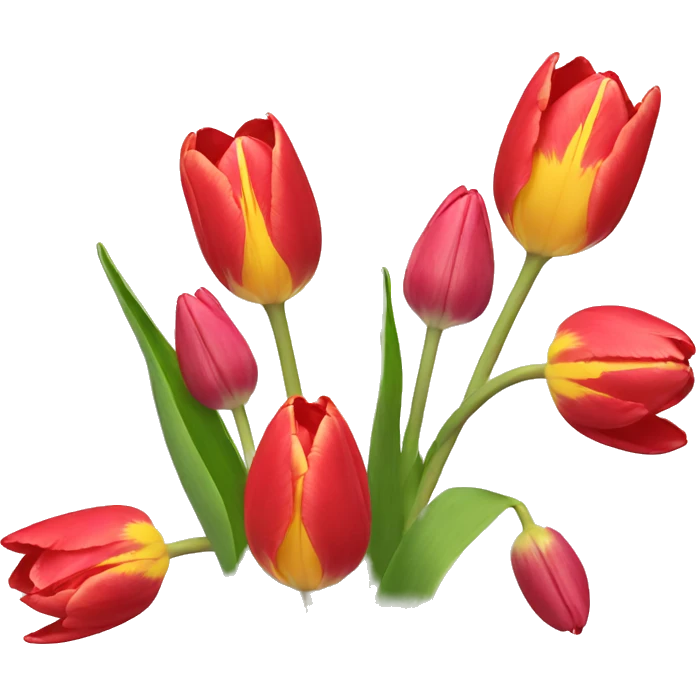Tulips emoji