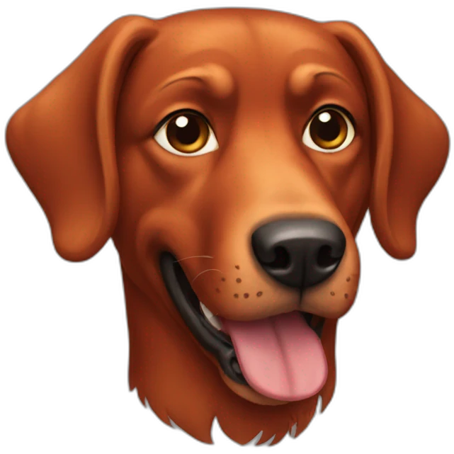red dog emoji