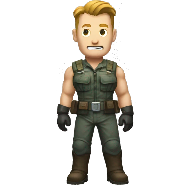 bj blazkowicz wolfenstein 3d emoji