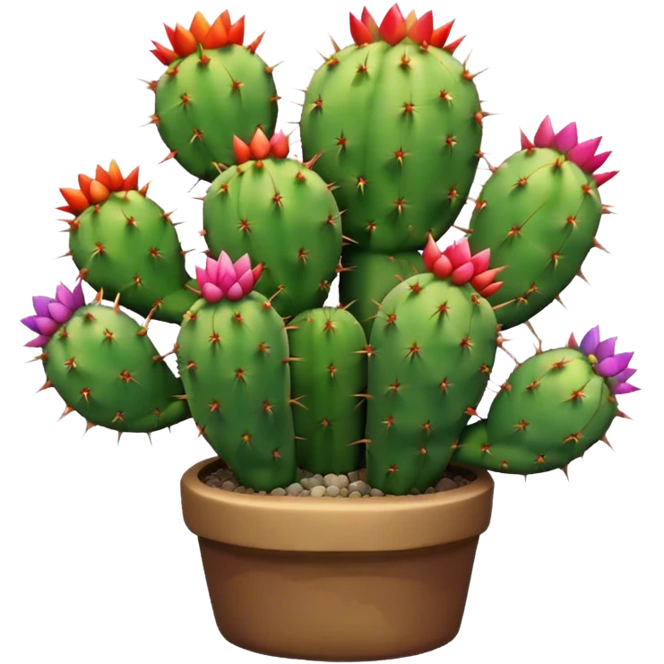 Rainbow cactus  emoji