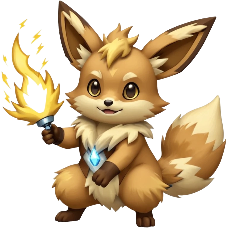 Zeraora-Eevee-fusion emoji