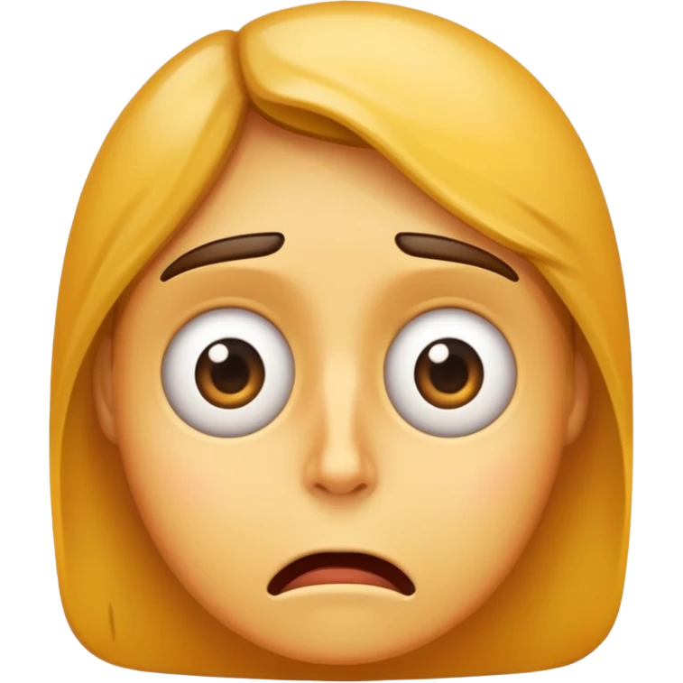doomscrolling emoji, a face staring anxiously at a smartphone, eyes wide, tired expression emoji