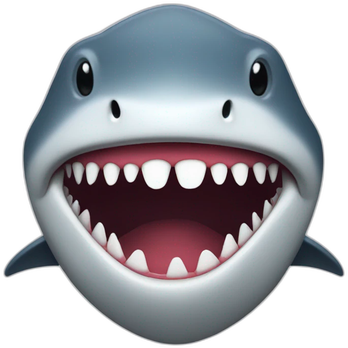 Shark with teeths emoji
