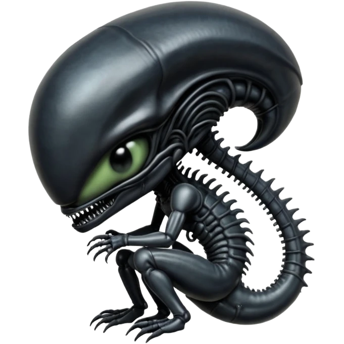 baby xenomorph from movie alien emoji