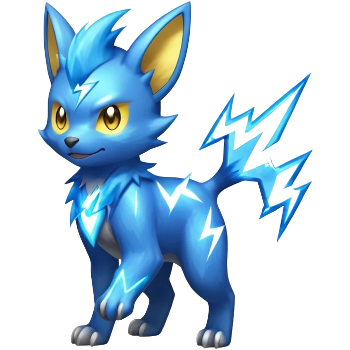  Shiny Sparkly Shinx-Manectric-Fakémon-creature emoji