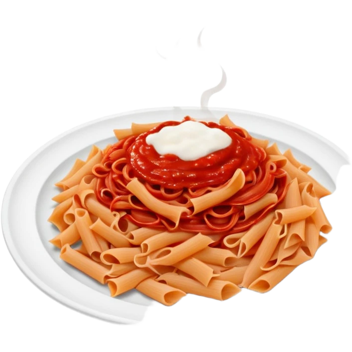 Pasta vermelha com papel emoji