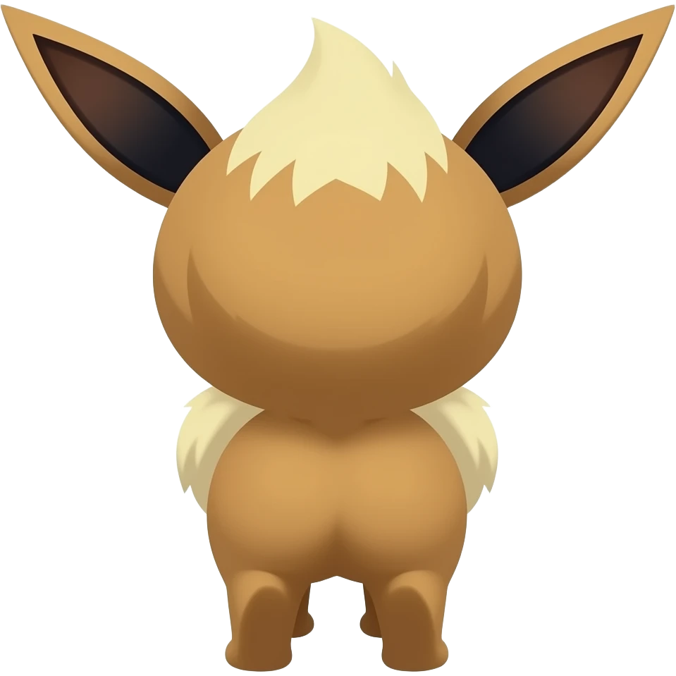 eevee showing butt emoji