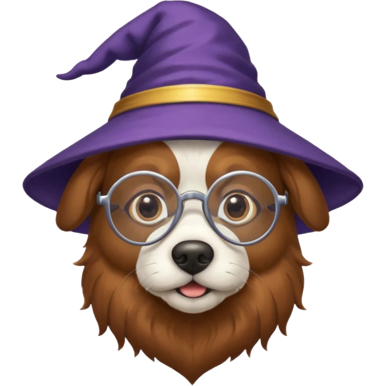 Wizard dog emoji