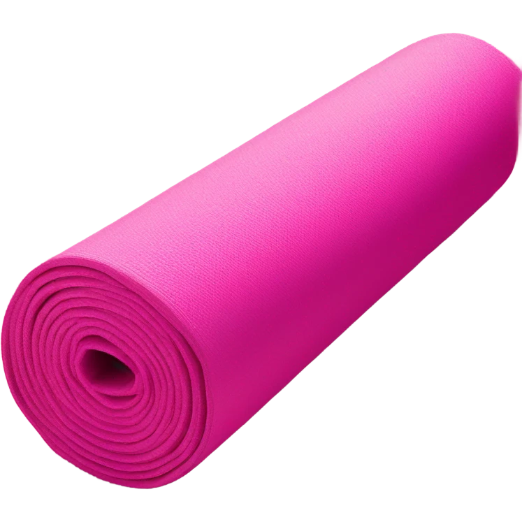 Pink Yoga mat  emoji